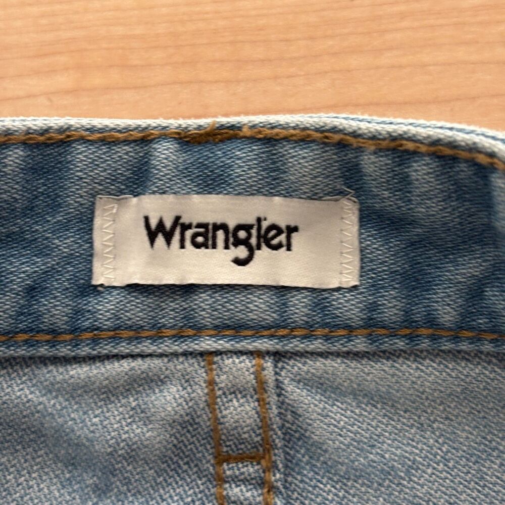 Wrangler Women Jeans Wanderer 622 High Rise Flare Zebra Print Denim 32x32 P285 - Picture 10 of 14